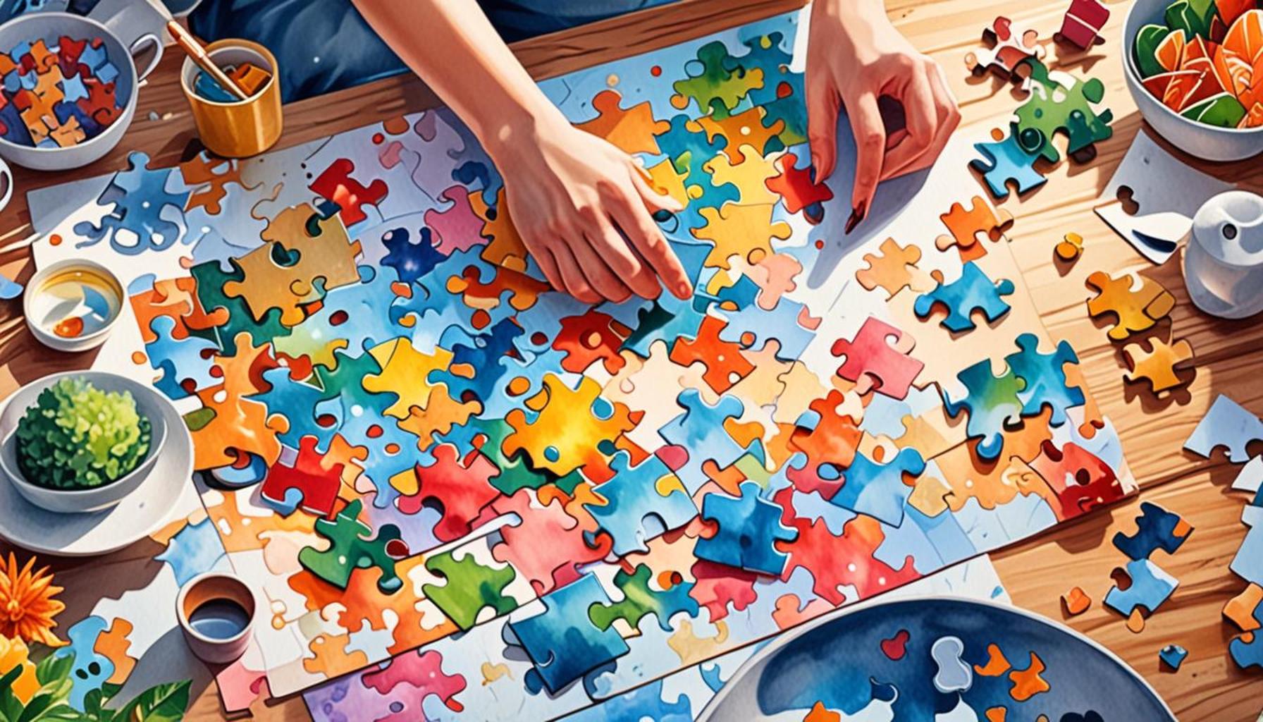 The effectiveness of puzzles in promoting mental well-being